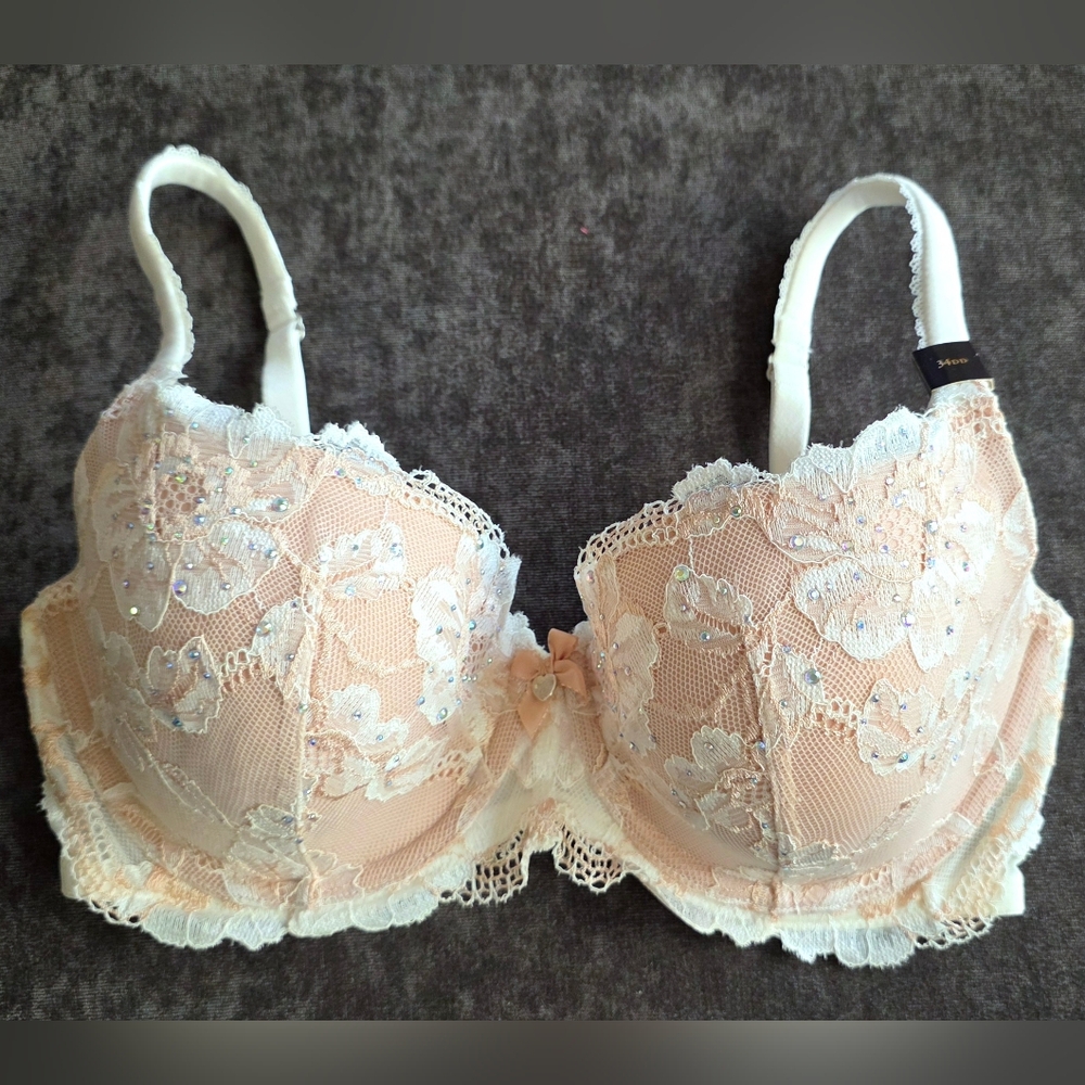 Victoria's Secret Bra with Rhinestones, 34DD